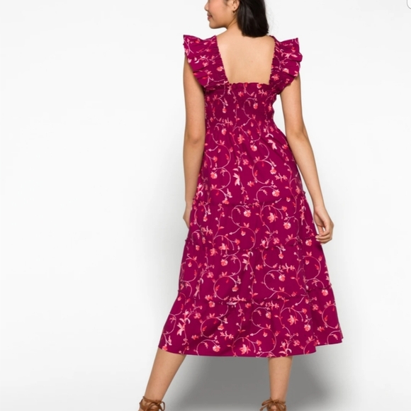 The Ellie Nap Dress Burgundy XS - Picture 2 of 8